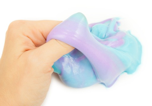 SLIME PUFF SENZORY PLAST DVOJFARBY - SLAJM GLUTEK