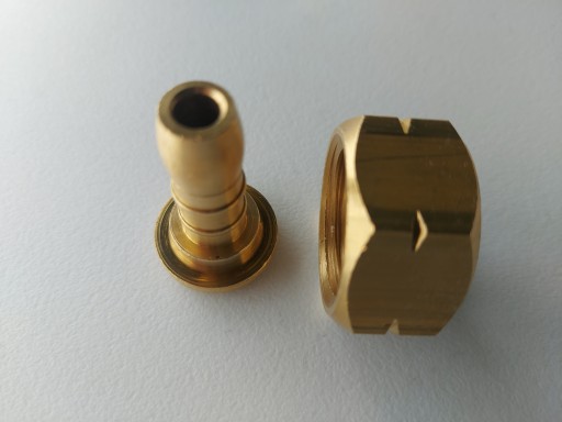 Dvojdielny VALCOVÝ KONEKTOR pre hadicu W 21,8L x 9 mm