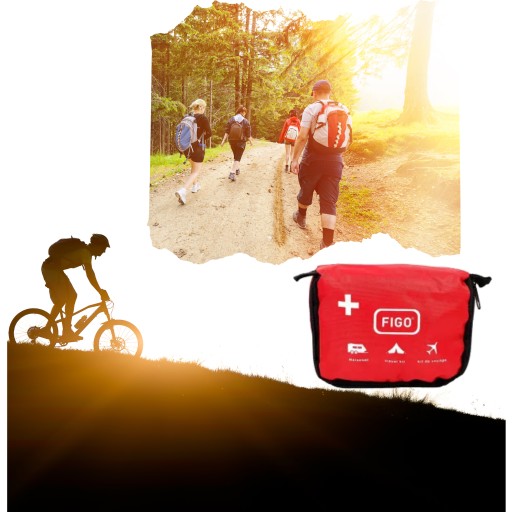 TURISTICKÁ cestovná lekárnička na RANY, 39 kusov