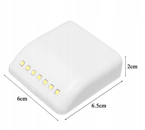 LED svietidlo do skrine, šatníková zásuvka, SENSOR, biela