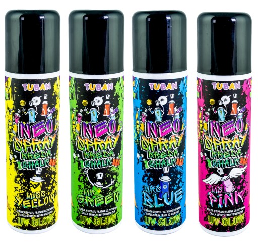 Tuban neon mix sprejová krieda