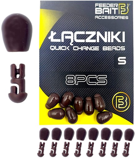 Feeder Bait METHOD FEEDER rýchlospojka na nadväzce 8 ks