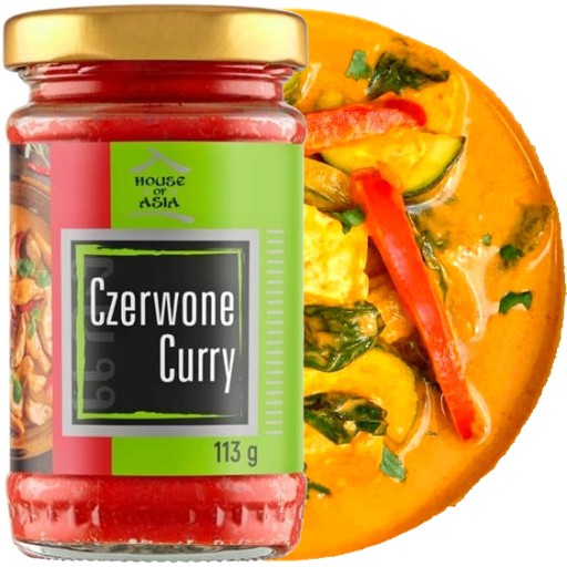 Červená kari pasta Červená kari pasta 113g DOM ÁZIE