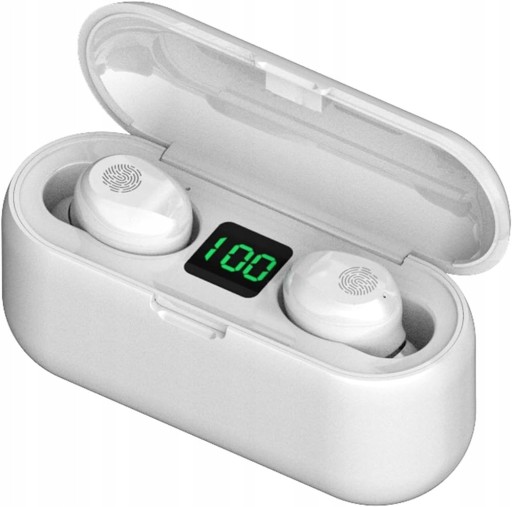 Bezdrôtové Bluetooth športové slúchadlá IN-EAR NA BEHANIE s mikrofónom