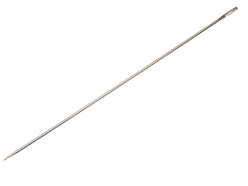 Dlhá ihla 15 cm na šitie kníh z koženého materiálu