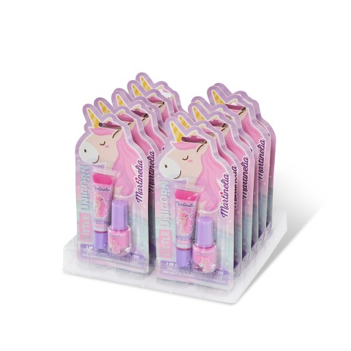 MARTINELIA MINI Set pre deti Lesk na pery + lak na nechty