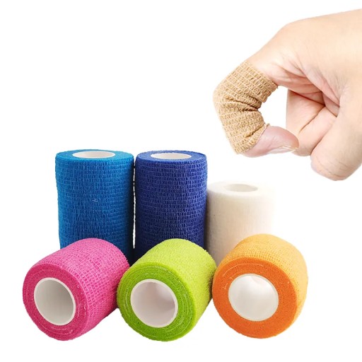 OCHRANNÝ BANDÁŽ NA PRSTY, flexibilná, samolepiaca manikúra, 2,5 x 4,5 m