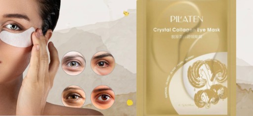PILATEN EYE PADS CRYSTAL MASK KOLAGÉNOVÁ MASKA NA TVÁR