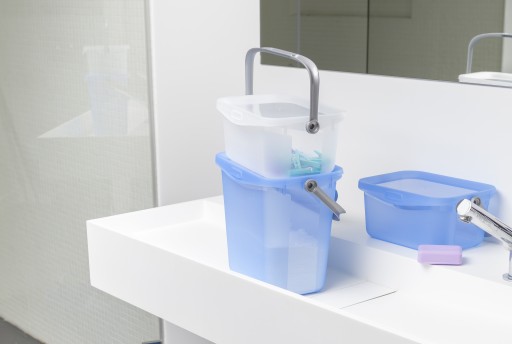 KONTAJNER s viečkom PRÁŠKOVÉ VEDRO TOYS COSMETICS 6l CURVER
