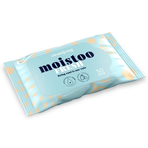 Vlhčený toaletný papier, hrubý, odolný, nemecký mango, 50 ks.
