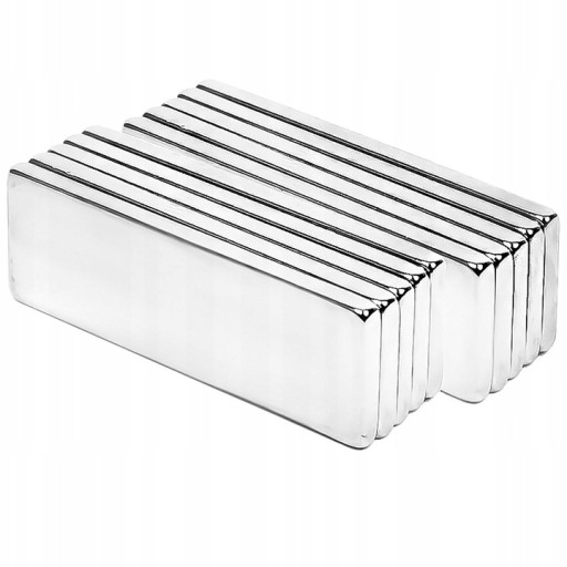 NEODYMOVÉ MAGNETY 10 KS, PLOCHÉ, VEĽMI PEVNÉ
