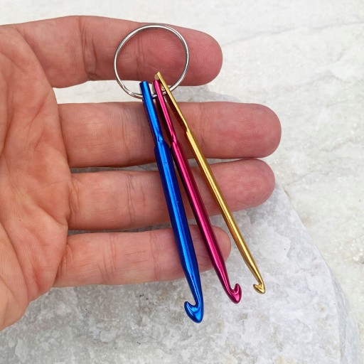 Kľúčenka s DIY háčikmi 5, 4, 3 mm na kľúče