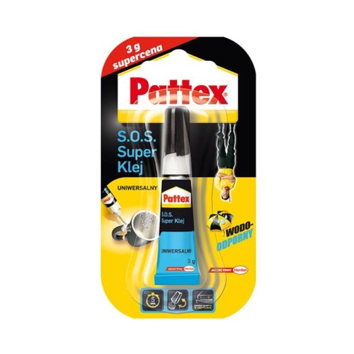 Pattex Super univerzálne sekundové lepidlo 3g