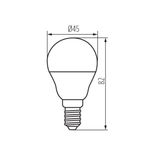Kanlux BILO žiarovka 6,5W=60W E14-WW 806 lm teplá farba