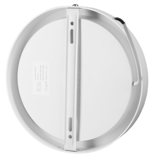 LED stropný panel, povrchová montáž, okrúhly, biely, 18 W, nebliká, CCD lampa