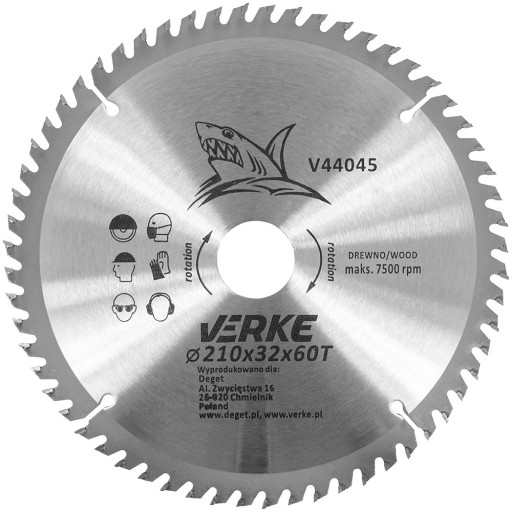 WIDIA PÍLOVÝ KOTOUČ NA REZANIE DREVENÝCH STROMOV 210mm x 32mm 60T WIDIA