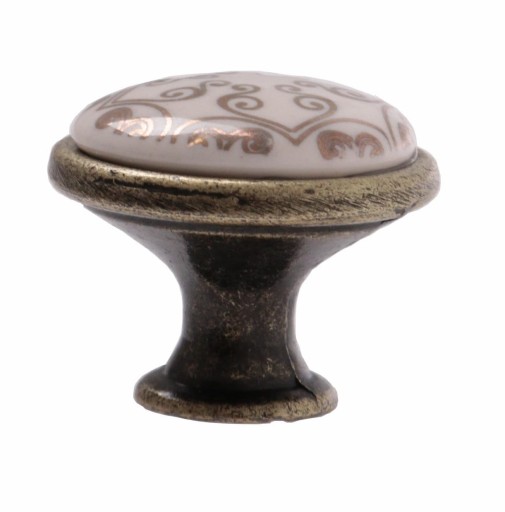 PORCELÁNOVÝ GOMBÍK GP-0728-J4-C-04 ORIENT ZLATÝ