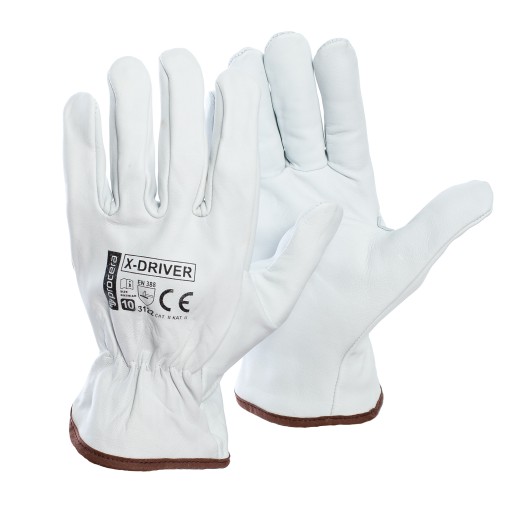 Kožené pracovné rukavice X-Driver r11 - XXL 1 pár