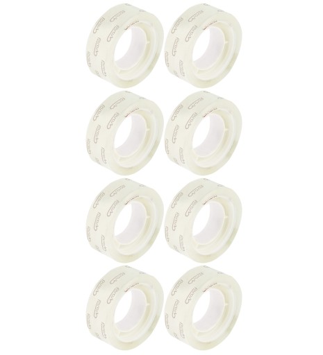 8x kancelárska lepiaca páska GRAND 18mm x 20m