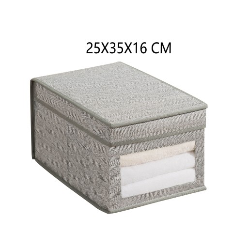 Organizačná nádoba na šatníkovú skriňu s vekom 25x35x16 cm