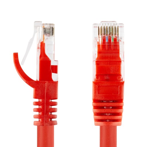 LAN ETHERNET RJ45 CAT5E UTP LAN KÁBEL 1,5M červený