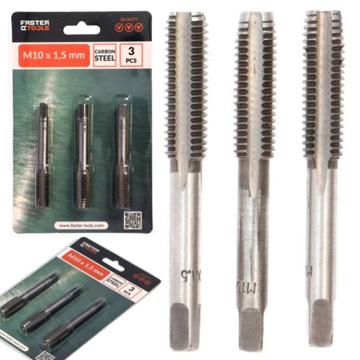 ZÁVIT M10 x 1,5 mm 3 KS ZÁVITOVÉ VIACHRANNÉ ZÁVITNÍKY