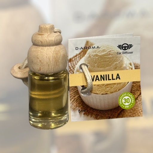 D-aroma Car Diffuser vôňa do auta 8ml - Vanilka - Vanilka