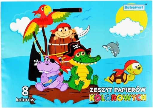 Schéma súpravy KNIHA FAREBNÉHO PAPIERA A4