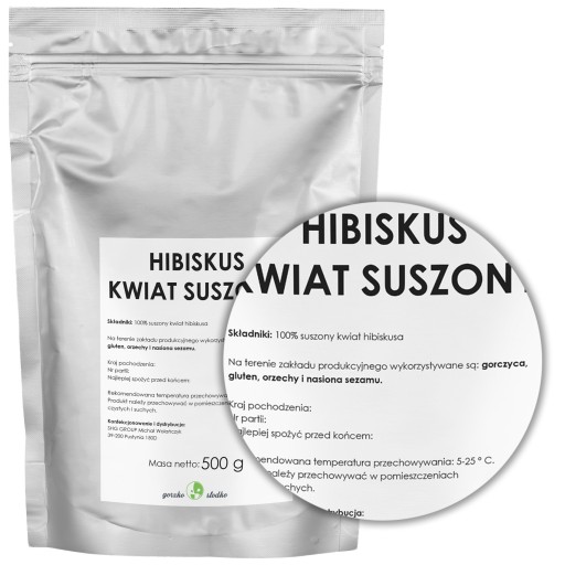 IBIŠEK SUŠENÝ kvet ibišteka 0,5 kg