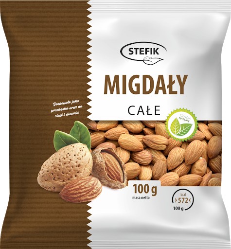 Štefík mandle, celé orechy, 100 g