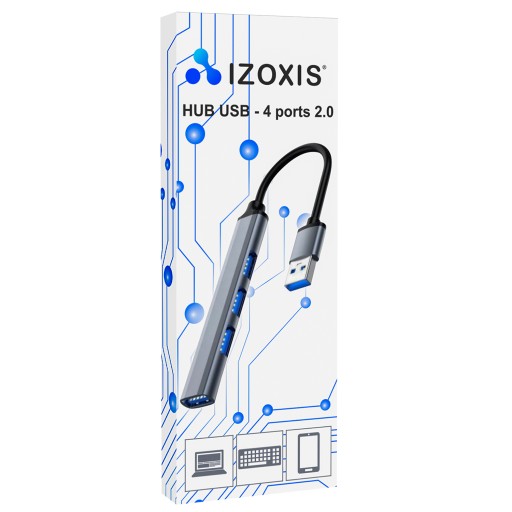 Rozbočovač USB rozbočovača Adaptér USB Port Station Rozbočovač x 4 tenký