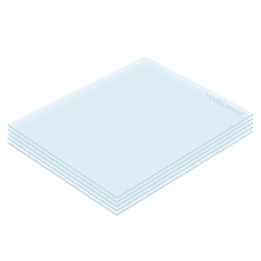 Vogelmann Ochranné PVC sklo 99x123mm (5ks)