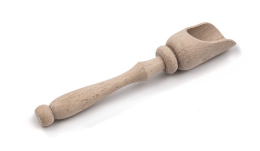 Drevená naberačka na koreničky YERBA 13 cm PL ECO