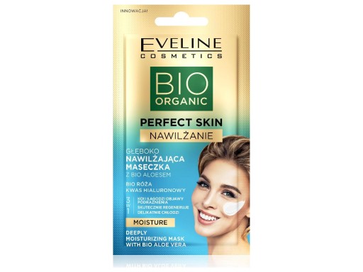 EVELINE PERFEKTNÁ PLEŤ HĺBKO hydratačná maska s BIO ALOE 8ml