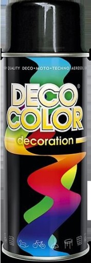 DECO RAL LAK 400ML LESK ČIERNA 9005