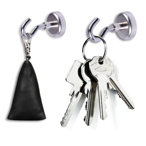 MAGNETICKÝ DRŽIAK HÁKA 12x5mm, SILNÝ MAGNET, VEŠIAK HUNTER, KAPACITA 5KG