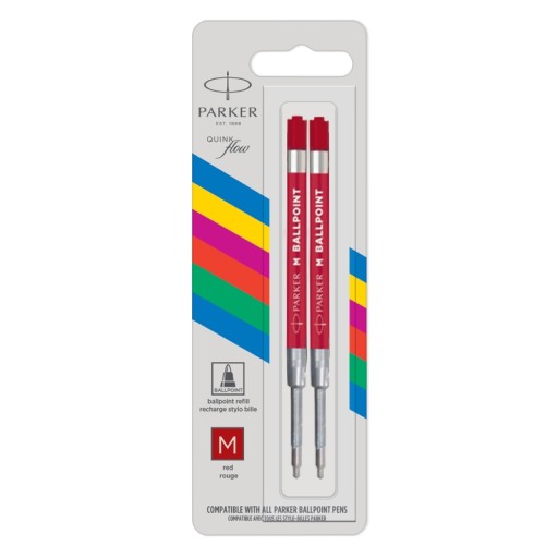 Náplne do pera Parker Red M 2 ks.