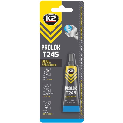 Lepidlo na nite Stredné K2 PROLOK T245 6ML B150N