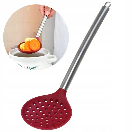 SZUMÓWKA LYŽIČKA NA KALUŠKY, ZELENINU, štrbinová, KUCHYNSKÝ SITOK, LANDER, 28 cm