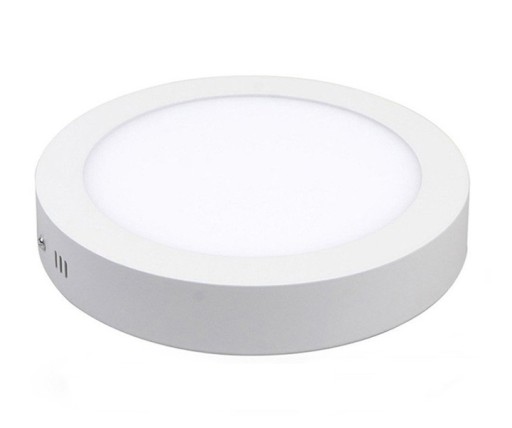 PRIDZERNÁ LAMPA Gerrit panel 12W LED 230V 3000K biela ø16cm Okrúhla