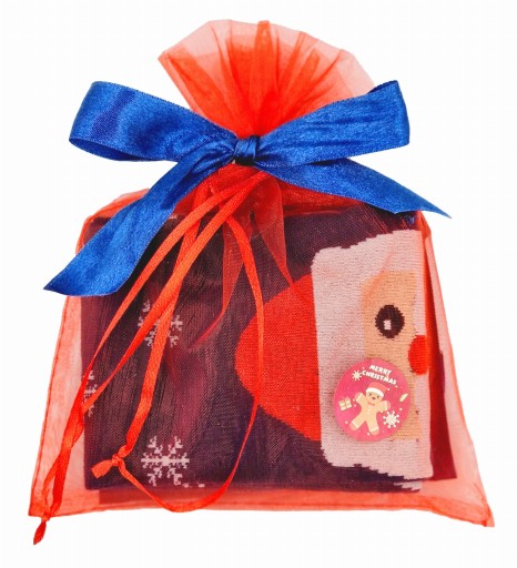 DARČEKOVÝ SET PONOŽKY + RITTER SPORT Čokoláda vo vrecúšku