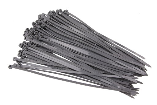 KABELOVÉ SPOJKY CLAMP TIES sťahovacie pásky na káble 3,6x100mm šedá 200 ks