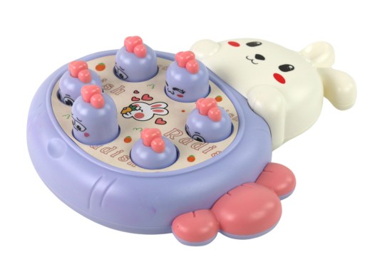 Whac-A-Mole fialová Whac-A-Mole Arkádová hra Králik s rozbíjaním mrkvy