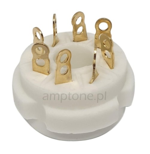 Keramická zásuvka Octal 8pin Gold typ1