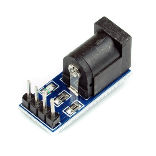 DC 5.5/2.1 zásuvka na PCB DIP