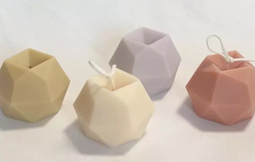 SILIKÓNOVÁ MOLKA NA VÝROBU GEOMETRICKÝCH SVIEČOK SADA 3