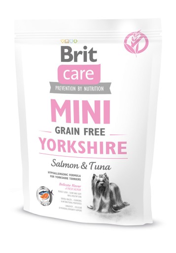 Brit Care MINI GRAIN FREE YORKSHIRE Losos Mokré krmivo pre psov Losos 400g
