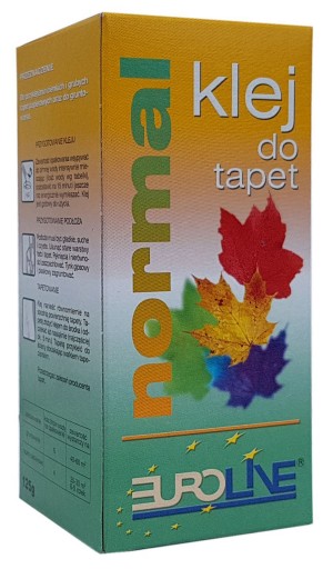 Normálne lepidlo na papierové tapety Euroline 125g Polami