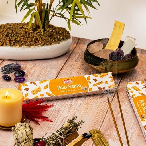 Prírodné palo Santo peľové vonné tyčinky 15g HEM