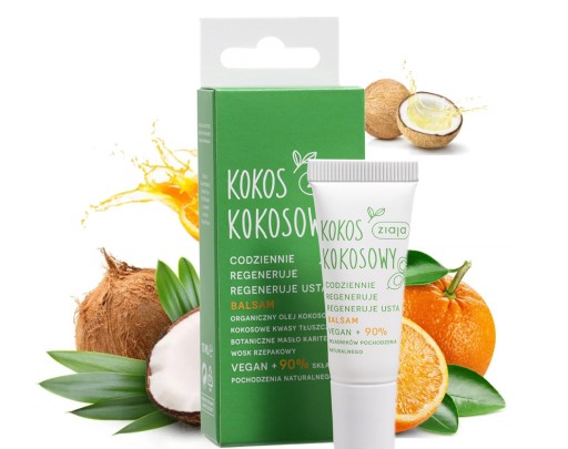 Ziaja regeneračný balzam na pery Coconut Orange